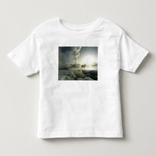 USA, Wyoming, Yellowstone National Park. Sunrise Toddler T-Shirt