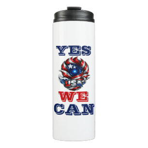 USA YES WE CAN THERMAL TUMBLER