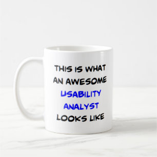usability analyst, awesome coffee mug