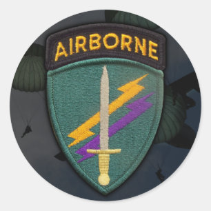 USACAPOC(A) Special Ops Psychological operations Classic Round Sticker