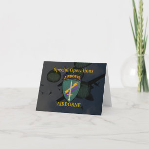 USACAPOC special ops civil affairs patch card