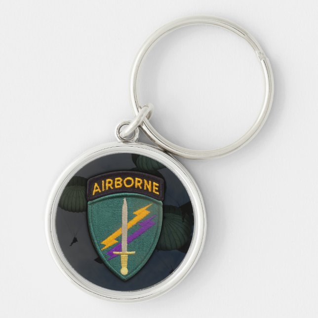 USACAPOC Special Ops Civil Affairs Patch Keychain (Front)