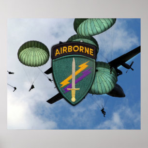 USACAPOC Special Ops Civil Affairs Patch Poster