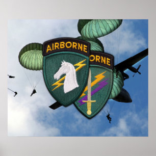 USACAPOC Special Ops Civil Affairs Patch Poster