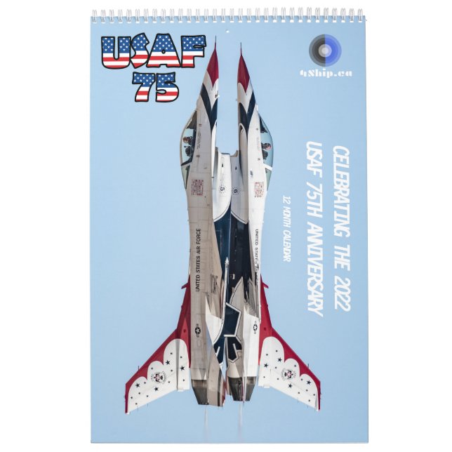 USAF 75th 12 Month Calendar (Cover)