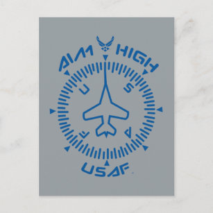 USAF   Aim High Postcard