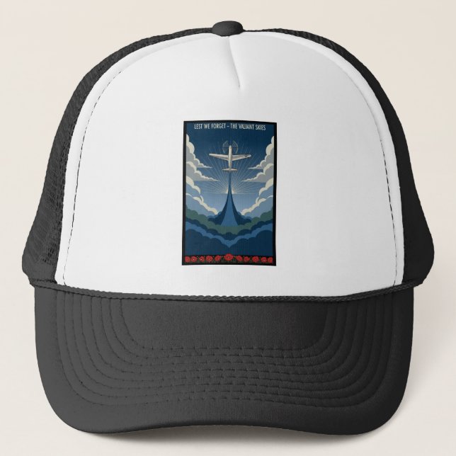 USAF Art Deco Remembrance Day Edition Trucker Hat (Front)