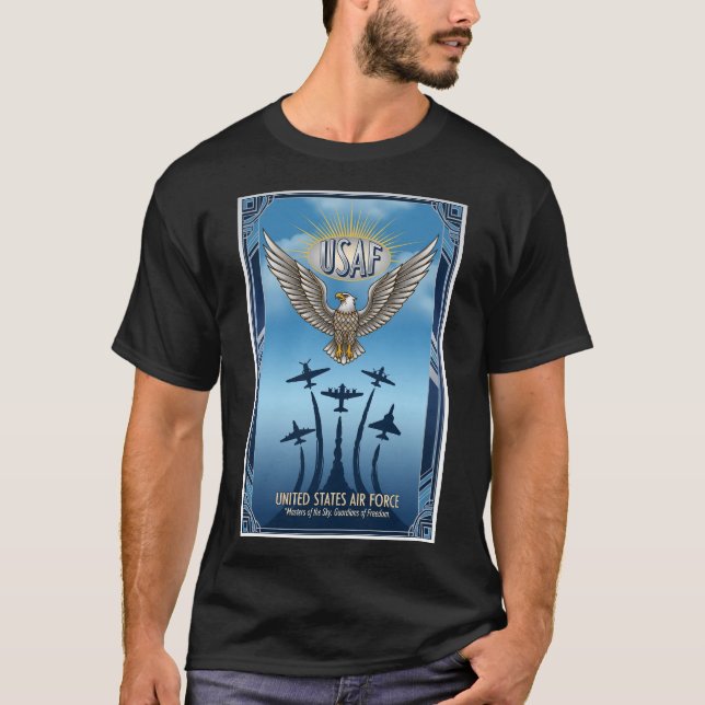 USAF Art Deco T-Shirt (Front)