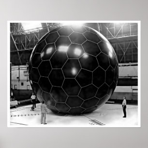 USAF Orbiting Vehicle OV1-8 Satellite Poster