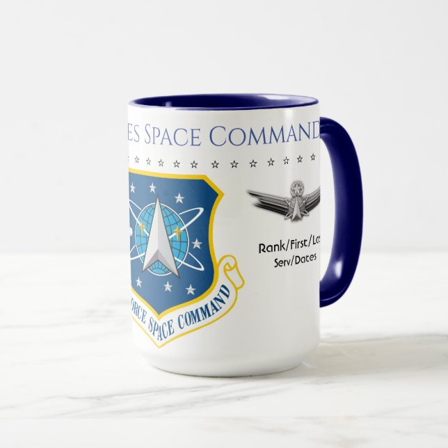 USAF SPACE COMMAND MUG (Front Right)