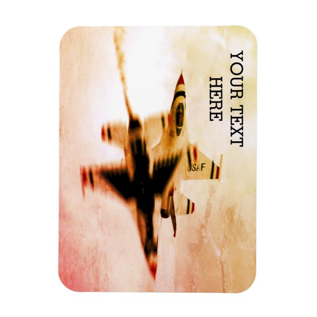 USAF Thunderbirds F-16 Fighters Magnet (Vertical)