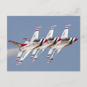 USAF Thunderbirds F-16 Postcard