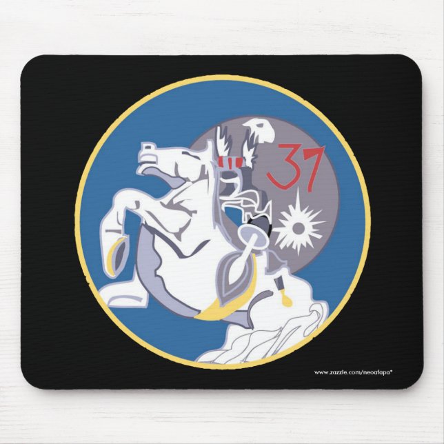 USAFA Squadon 37 "Animalist Sky Raiders" Mouse Pad (Front)
