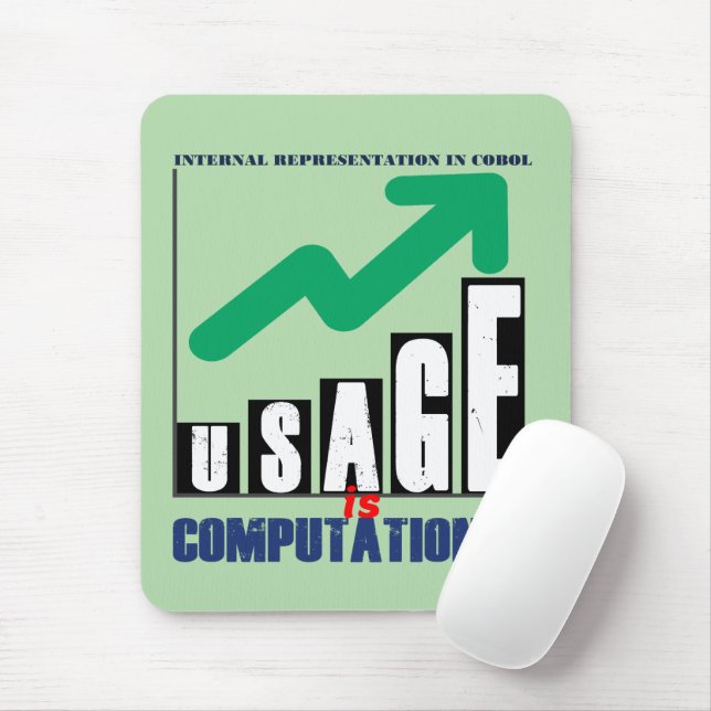 Usage is Computational in Cobol Programming Mouse Mat (With Mouse)