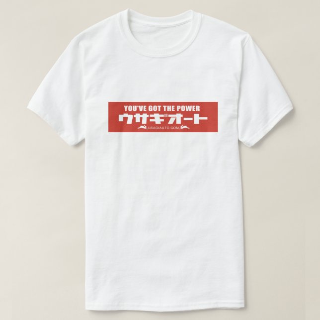 USAGIAUTO T-Shirts Japanese Letter 3 (Design Front)