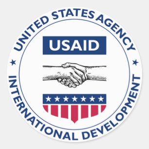 USAID CLASSIC ROUND STICKER