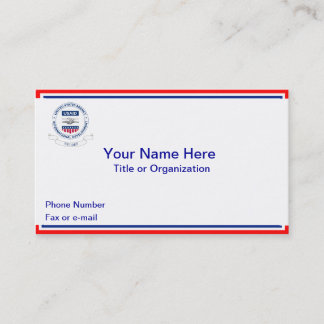 USAID Retired Business Cards