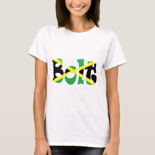 Usain Bolt Jamaican Flag T-shirt