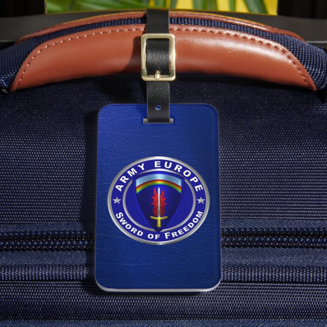 USAREUR Army Europe Luggage Tag (Front Insitu 2)