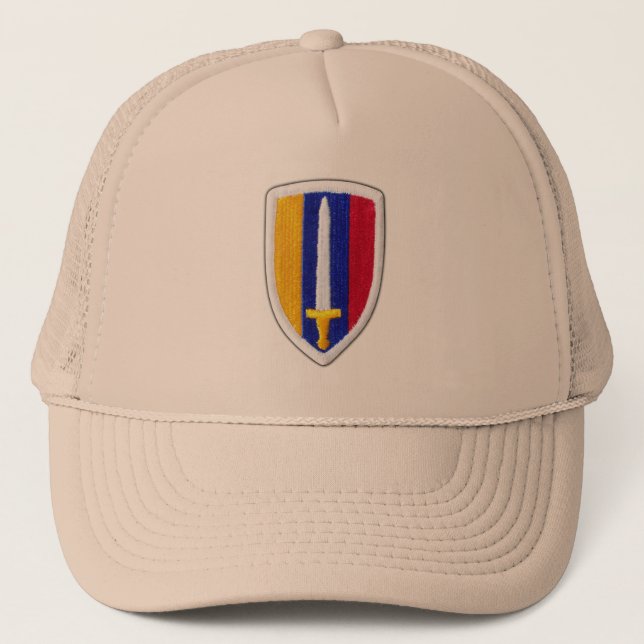USARV Army Support Command Long Binh Post Trucker Hat (Front)