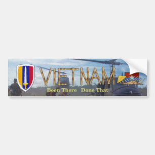 USARV Vietnam Nam War Patch Vets Bumper Sticker