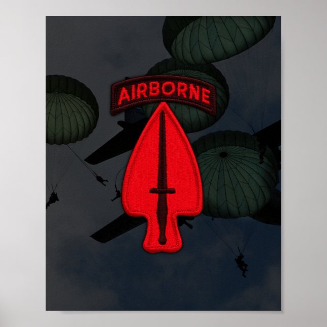 USASOC Special Ops USSOCOM Patch Print (Front)