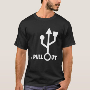 Usb Computer Repair Cable Pull Out It Pc Support T-Shirt