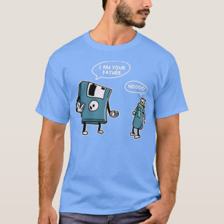 USB Diskette Funny Information Technology Computer T-Shirt