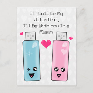 USB Flash Drive Love Holiday Postcard