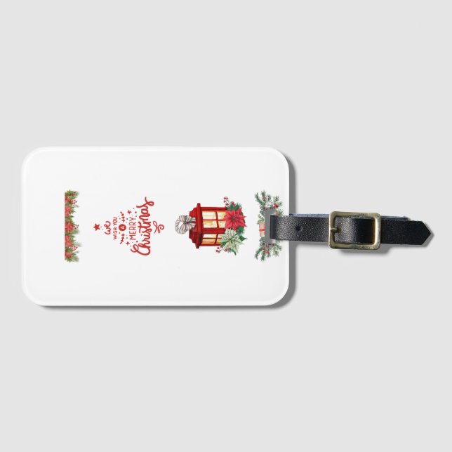  USB Flash Drive Luggage Tag (Front Horizontal)
