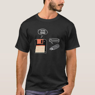 USB Floppy Disc I Am Your Father Computer Geek Te T-Shirt