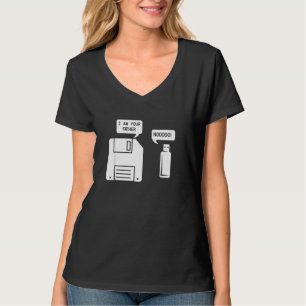 Usb Floppy Disc I Am Your Father Geek T-Shirt