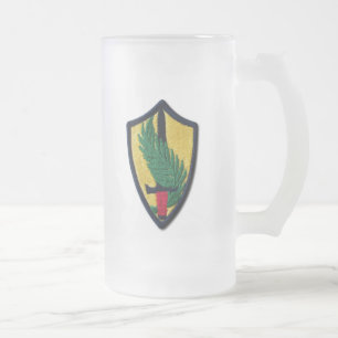 USCENTCOM CENTCOM Central Command MacDill AFB Frosted Glass Beer Mug