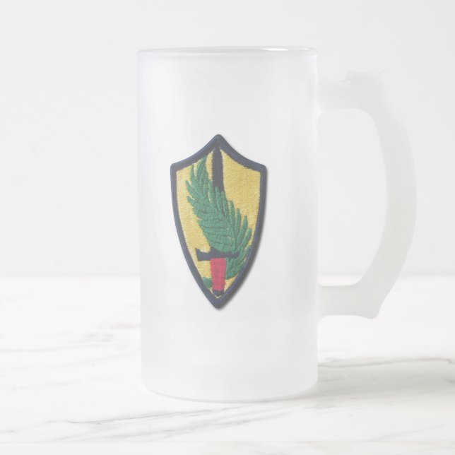 USCENTCOM CENTCOM Central Command MacDill AFB Frosted Glass Beer Mug (Right)