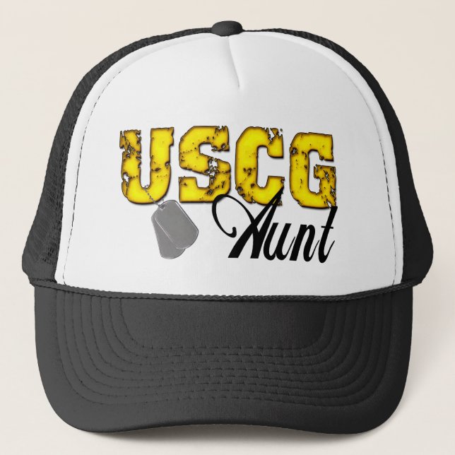 uscg99aunt trucker hat (Front)