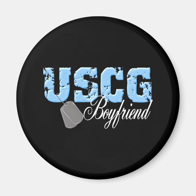 uscg99boyfriend2blk magnet (Front)