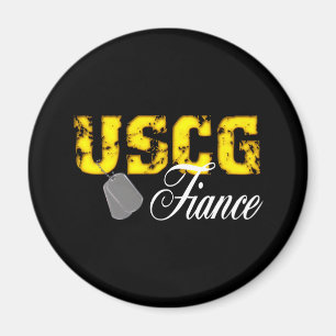 uscg99fianceblk magnet