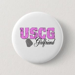 uscg99girlfriend2 6 cm round badge