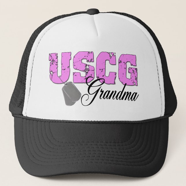 uscg99grandma2 trucker hat (Front)