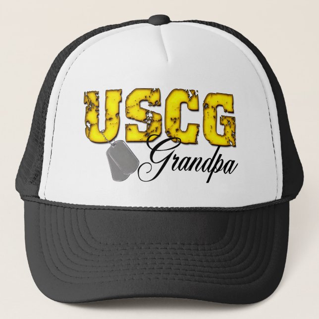 uscg99grandpa trucker hat (Front)