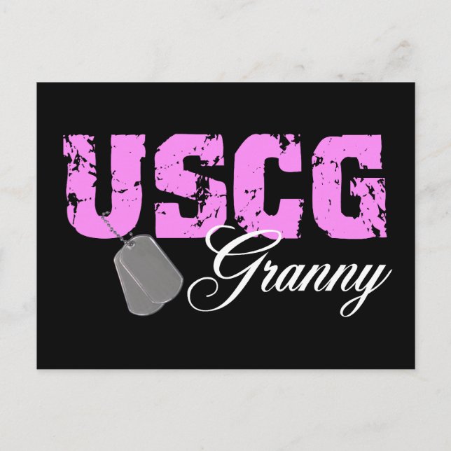 uscg99granny2blk postcard (Front)