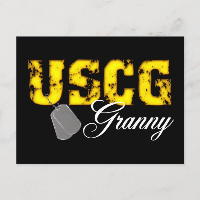 uscg99grannyblk postcard (Front)