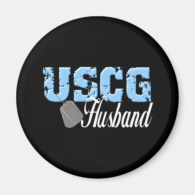 uscg99husband3blk magnet (Front)