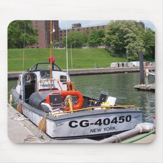 USCG 40 Foot Utility Boat Large # 40450 Mouse Mat (Front)