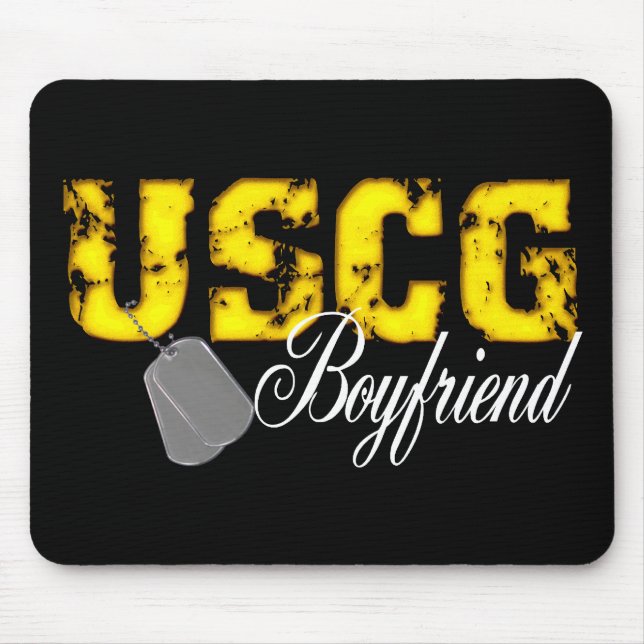 USCG Boyfriend Mouse Mat (Front)