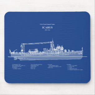 USCG Cutter Icarus wpc-110 - ABD Mouse Mat