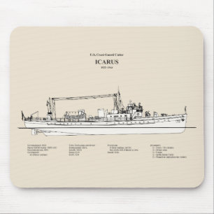 USCG Cutter Icarus wpc-110 - SBD Mouse Mat