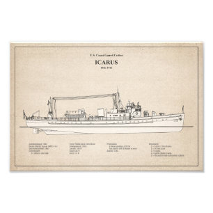 USCG Cutter Icarus wpc-110 - SBD Photo Print