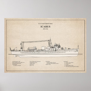 USCG Cutter Icarus wpc-110 - SBD Poster