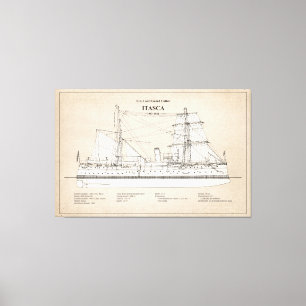USCG Cutter Itasca - SBD Canvas Print